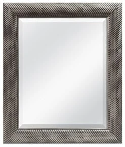 MCS 47692 16x20 Inch Wall Mirror, 21.5x25.5 Inch Overall Size, Antique Silver Finish