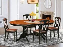 EAST WEST FURNITURE 9 Pc Dining Room Set-Dining Table With 8 Wooden Dining Chairs 21 EAST WEST FURNITURE 9 Pc Dining Room Set-Dining Table With 8 Wooden Dining Chairs -Amazon Store 51pnOzjg8EL. AC