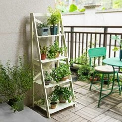 ZENODDLY Ladder Shelf White Ladder Bookshelf, 56.3in Tall Standing Ladder Shelves For Living Room Bathroom Furniture Bedroom Display Shelf, Wooden Leaning Bookshelf Ladder Bookcase Plant Shelf Indoor 13 ZENODDLY Ladder Shelf White Ladder Bookshelf, 56.3in Tall Standing Ladder Shelves For Living Room Bathroom Furniture Bedroom Display Shelf, Wooden Leaning Bookshelf Ladder Bookcase Plant Shelf Indoor -Amazon Store 51ppbNkI1ZS