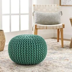 Artistic Weavers McIntosh Cotton Knitted Round Pouf 14"H X 20"W X 20"D,Saffron 28 Artistic Weavers McIntosh Cotton Knitted Round Pouf 14"H X 20"W X 20"D,Saffron -Amazon Store 51qJ8TW7hzL. AC