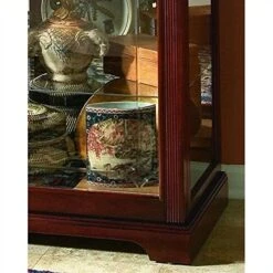 Pulaski Two Way Sliding Door Curio, 30 By 20 By 80-Inch, Victorian Cherry Finish, Brown -Amazon Store 51qUTby1zeL