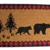 Red Mama Bear With Cub In The Woods Cabin Themed Home Decor, Front Door Mat, 30 Inches -Amazon Store 51qZ4TFtpML
