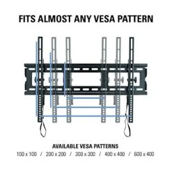 Sanus Universal Low Profile Tilt TV Wall Mount For 37" - 80" LED, LCD & Plasma TVs, Eliminates Glare With 10º Of Tilt & Post-Install Adjustments - 3 Step Install - Safety Certified - MLT14-B1 -Amazon Store 51r4pDGZHFL