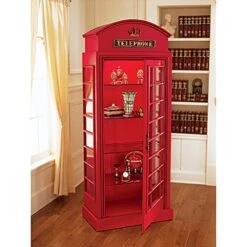 Design Toscano NE36832 British Telephone Booth Display Cabinet, Red 7 Design Toscano NE36832 British Telephone Booth Display Cabinet, Red -Amazon Store 51r7UjE9goL
