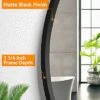 X Home 36-Inch Black Round Mirror With Metal Frame, Modern Circle Wall Mirror For Bathroom, Home Decor - Wall Mounted -Amazon Store 51rGyxPTefL