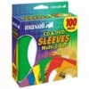 Maxell 190132 CD & DVD Paper Storage Envelope Sleeves With Heavy-duty Paper And Clear Plastic Window Multi-Color 100 Pack (Paper) 2 Maxell 190132 CD & DVD Paper Storage Envelope Sleeves With Heavy-duty Paper And Clear Plastic Window Multi-Color 100 Pack (Paper) -Amazon Store 51rZWIb1WyL