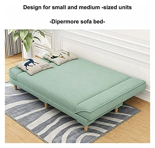 Futon Sofa Bed, Sleeper Sofa Bed For Living Room, Modern Breathable Cotton Fabric Couch Adjustable Convertible Folding Recliner Futon, For Living Room, Bedroom ( Color : H , Size : 180 X 48 X 80cm ) 5 Futon Sofa Bed, Sleeper Sofa Bed For Living Room, Modern Breathable Cotton Fabric Couch Adjustable Convertible Folding Recliner Futon, For Living Room, Bedroom ( Color : H , Size : 180 X 48 X 80cm ) - Image 3