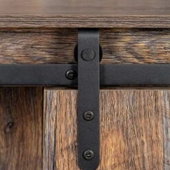 LKTART 70.87" High Farmhouse Rustic Hutch Pantry Storage Cabinet With Sliding Barn Door, Tall Storage Cabinet Adjustable Shelf For Home Hallway Entryway Living Room Espresso -Amazon Store 51sXR58tzyL