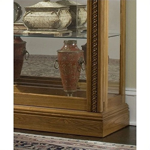 Beaumont Lane Curio Cabinet In Oak 6 Beaumont Lane Curio Cabinet In Oak - Image 4