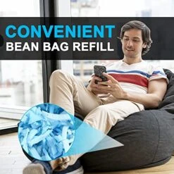 DR.DUDU 10lbs Shredded Memory Foam Filling For Bean Bag Filler, Soft And Convenient Pillow Stuffing Foam For Couch Cushion Dog Bed Chair Arts Crafts, Added Gel Particles -Amazon Store 51srKwkoVqL