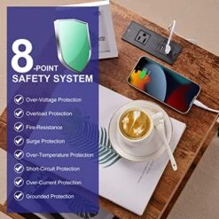 Living Room End Table With Charging Station For Small Space, Sofa Couch Bedside Nightstand With USB Ports & Outlets, Slim Storage Side Table With Drawer Shelf For Bedroom, Rustic Brown 13 Living Room End Table With Charging Station For Small Space, Sofa Couch Bedside Nightstand With USB Ports & Outlets, Slim Storage Side Table With Drawer Shelf For Bedroom, Rustic Brown -Amazon Store 51t7qgf4DVL