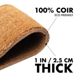 NINAMAR Door Mat All Natural Coir – 29.5 X 17.5 Inch -Amazon Store 51tInQtM15L