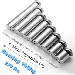 Adjustable Stainless Steel 6-30cm Cabinet Table Sofa Bed 1Pcs Kaihangwang (Color : 12cm) -Amazon Store 51tS0CrVpUL