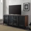 Walker Edison Malcomb Urban Industrial 4 Door Metal Mesh TV Console For TVs Up To 65 Inches, 60 Inch, Dark Walnut 2 Walker Edison Malcomb Urban Industrial 4 Door Metal Mesh TV Console For TVs Up To 65 Inches, 60 Inch, Dark Walnut -Amazon Store 51tT8zh4OqL