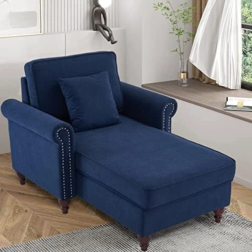 Springfavor Chaise Lounge Indoor 28.5" Width Chaise Lounger Chair Living Room Chair With Nailhead Trim Upholstered Recliner Lounge Sleeper Sofa 10 Springfavor Chaise Lounge Indoor 28.5" Width Chaise Lounger Chair Living Room Chair With Nailhead Trim Upholstered Recliner Lounge Sleeper Sofa - Image 8