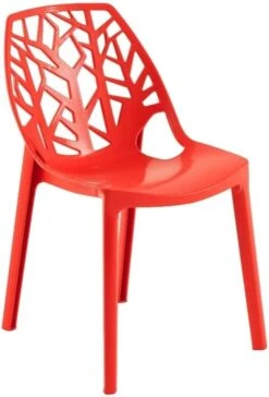 LeisureMod Modern Cornelia Dining Chair, Transparent Red -Amazon Store 51u3rYqKJtL. AC