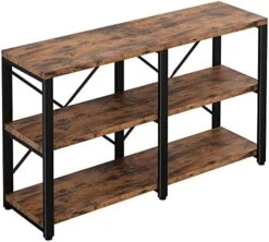 IRONCK Rustic Entryway Console Table, Long Hallway Table 55 In 3-Tier, TV Stand Entertainment Center Media Stand For Living Room, Industrial Style, Vintage Brown 14 IRONCK Rustic Entryway Console Table, Long Hallway Table 55 In 3-Tier, TV Stand Entertainment Center Media Stand For Living Room, Industrial Style, Vintage Brown -Amazon Store 51ua 35d0L. AC