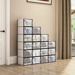 YITAHOME XL Shoe Storage Box, Set Of 12 Shoe Storage Organizers Stackable Shoe Storage Box Rack Containers Drawers - X-Large Size -Amazon Store 51uhTkBxg0L. AC