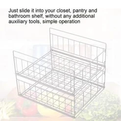 DAUERHAFT Cabinet Organizer Shelf, Rugged And Durable Metal Structure Design Hanging KitchenBaskets For Pantry For Packaging Food 13 DAUERHAFT Cabinet Organizer Shelf, Rugged And Durable Metal Structure Design Hanging KitchenBaskets For Pantry For Packaging Food -Amazon Store 51umcptJKOL
