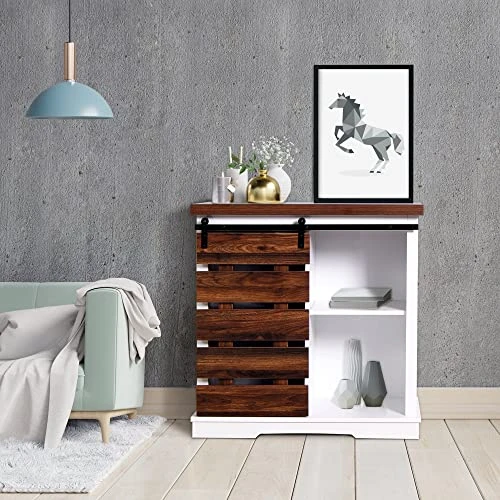 GENERIC White Sturdy Floor Cabinet Classic Rectangular Wood Finish Solid 3 GENERIC White Sturdy Floor Cabinet Classic Rectangular Wood Finish Solid