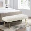 Modern White Faux Fur Ottoman Bench Upholstered Bench For Bedroom/Living Room/Entryway Decorative Accent Bench With Gold Metal Legs 1 Modern White Faux Fur Ottoman Bench Upholstered Bench For Bedroom/Living Room/Entryway Decorative Accent Bench With Gold Metal Legs -Amazon Store 51vJUrJ2KEL