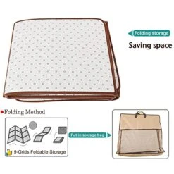 MYOYAY Large Japanese Tatami Mat 71x 71in Large Summer Breathable Sleeping Mat Foldable Rattan Floor Mat Non-Slip Memory Foam Stitching Carpet Crawling Mats Living Room Bedroom Playroom Yoga (Brown) -Amazon Store 51vK3WzRjPL