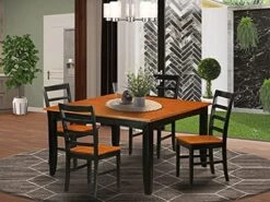 East West Furniture PARF9-CAP-W, Wood Seat 23 East West Furniture PARF9-CAP-W, Wood Seat -Amazon Store 51vKSLV0neL. AC