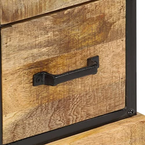 BDBHAVB Hutch For Kitchen Storage, Storage Cabinet, Sideboard, Strong And Sturdy Suitable For Dining Room, Bedroom, Office 23.6"x11.8"x29.5" Solid Mango Wood 8 BDBHAVB Hutch For Kitchen Storage, Storage Cabinet, Sideboard, Strong And Sturdy Suitable For Dining Room, Bedroom, Office 23.6"x11.8"x29.5" Solid Mango Wood - Image 6