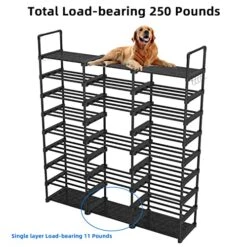 NIUBER 9 Tier Shoe Rack Sturdy Large Show Rack Heavy Duty For Entryway Shoe Shelves For Closet Shoe Rack Organizer For Entryway 13 NIUBER 9 Tier Shoe Rack Sturdy Large Show Rack Heavy Duty For Entryway Shoe Shelves For Closet Shoe Rack Organizer For Entryway -Amazon Store 51vOJzyQNdL