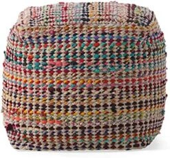 GDFStudio Marcela Hand Woven Fabric Pouf (Ecru) 13 GDFStudio Marcela Hand Woven Fabric Pouf (Ecru) -Amazon Store 51vT1l0xhSL. AC