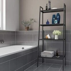 Samanoya Ladder Bookshelf 4 Levels,Wide Industrial Ladder With Sturdy Metal Frame,Open Display Shelf Storage Flower Shelf,Home Kitchen Office Organizer Rack 10 Samanoya Ladder Bookshelf 4 Levels,Wide Industrial Ladder With Sturdy Metal Frame,Open Display Shelf Storage Flower Shelf,Home Kitchen Office Organizer Rack -Amazon Store 51w8JiyL2vL