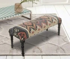 LR Home Regis Bench, 1'6" X 3'11" X 1'4", Multi -Amazon Store 51wYmDOIkxL