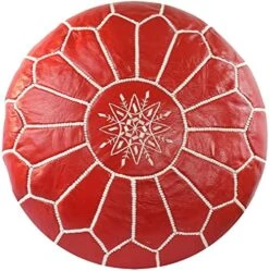 KRAFTIZAN Moroccan Leather Pouf Ottoman Foot Rest – Handmade Ottoman Leather Pouf – Genuine Leather Boho Round Ottoman Pouf Crafted By Moroccan Artisans – 21 X 13 Inch (Tan Brown, Unstuffed) 17 KRAFTIZAN Moroccan Leather Pouf Ottoman Foot Rest – Handmade Ottoman Leather Pouf – Genuine Leather Boho Round Ottoman Pouf Crafted By Moroccan Artisans – 21 X 13 Inch (Tan Brown, Unstuffed) -Amazon Store 51xAsdfTjMS. AC