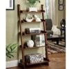 Furniture Of America Lugo Ladder Display Shelf, 5, Brown -Amazon Store 51xM0WUWQUL