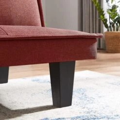 Anwick Sofa Bed Couch Memory Foam Futon Bed Faux Leather Loveseat Sofa Convertible Modern Futon Couch Small Sleeper Sof, Metal Legs, Futon Sofa Bed For Small Spaces (Red) 13 Anwick Sofa Bed Couch Memory Foam Futon Bed Faux Leather Loveseat Sofa Convertible Modern Futon Couch Small Sleeper Sof, Metal Legs, Futon Sofa Bed For Small Spaces (Red) -Amazon Store 51xNV0gsbwL