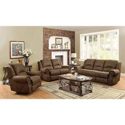 Coaster Furniture Sir Rawlinson Gliding Reclining Loveseat With Nailhead Studs Buckskin Brown 650152 -Amazon Store 51xRP05HpPL