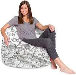 Posh Beanbags Bean Bag Chair, Large-38in, Solid Orange 27 Posh Beanbags Bean Bag Chair, Large-38in, Solid Orange -Amazon Store 51xU1cQT9yL. AC