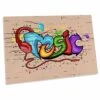 3dRose Music - Image Of Cartoon Graffiti Spells Music - Desk Pad Place Mats (dpd-255459-1) -Amazon Store 51xeObME0pL