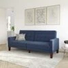 DHP Futon Couch, Paris Navy -Amazon Store 51y7Aqr91ZL