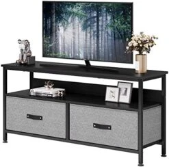 Amyove Dresser TV Stand, Entertainment Center With Storage, 55 Inch TV Stand For Bedroom Small TV Stand Dresser With Drawers And Shelves, TV & Media Console Table Furniture For Living Room, Grey -Amazon Store 51yLZCYuhaL. AC