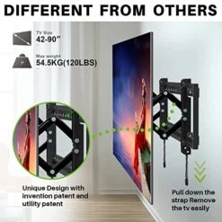 USX MOUNT Advanced Tilt TV Wall Mount For Most 42-90 Inch TVs, Easy To Install Extension TV Mount Extending To 7 Inch, Universal Wall Mount TV Bracket Up To 24'' Studs, VESA 600 X 400mm And 120lbs 11 USX MOUNT Advanced Tilt TV Wall Mount For Most 42-90 Inch TVs, Easy To Install Extension TV Mount Extending To 7 Inch, Universal Wall Mount TV Bracket Up To 24'' Studs, VESA 600 X 400mm And 120lbs -Amazon Store 51yLf25EpnL