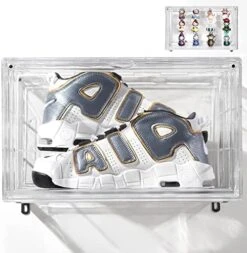 STAHMFOVER 9-Pack Clear Shoe Boxes Stackable Plastic Sneaker Box Container, Magnetic Side Open Shoe Organizer And Shoes Storage Case, Full Transparent To Display Sneakers 22 STAHMFOVER 9-Pack Clear Shoe Boxes Stackable Plastic Sneaker Box Container, Magnetic Side Open Shoe Organizer And Shoes Storage Case, Full Transparent To Display Sneakers -Amazon Store 51yeSSzElaL. AC