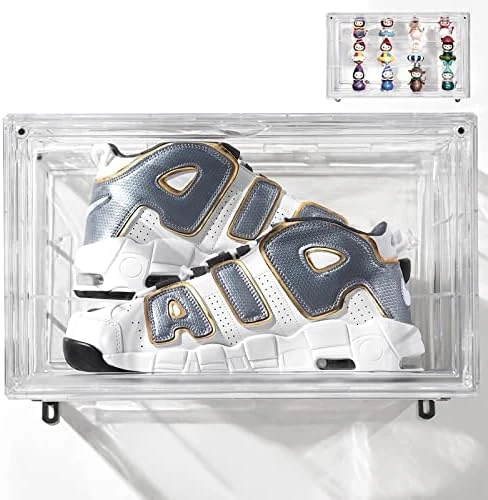 STAHMFOVER 9-Pack Clear Shoe Boxes Stackable Plastic Sneaker Box Container, Magnetic Side Open Shoe Organizer And Shoes Storage Case, Full Transparent To Display Sneakers 12 STAHMFOVER 9-Pack Clear Shoe Boxes Stackable Plastic Sneaker Box Container, Magnetic Side Open Shoe Organizer And Shoes Storage Case, Full Transparent To Display Sneakers - Image 10