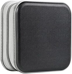 UENTIP 96 Capacity CD Case,CD/DVD Book,Hard Plastic CD Organizer CD Holders Storage Cases(96, Black) -Amazon Store 51z3kCy1jAS. AC