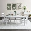 Creative Co-Op Pleasantville Wood Dining Table, 35" L X 63" W X 30" H, White -Amazon Store 51z9SaxrRDL