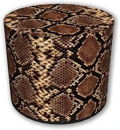 ZTOZZ Round Pouf Indoor - Printed Ottoman Foot Stool For Dining, Living Room Or Bedroom With Removable Cover - Platan Print -Amazon Store 61AzvHzqiS. AC