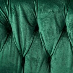Great Deal Furniture Melaina Tufted Chesterfield Velvet Loveseat With Scrolled Arms, Emerald And Dark Brown -Amazon Store 61BY1DVxOfL