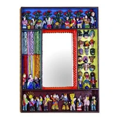 NOVICA Scenes From The Andes Mirror
