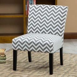 Roundhill Furniture Botticelli English Letter Print Fabric Armless Contemporary Accent Chair, Single -Amazon Store 61VF4jmGfL. AC