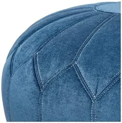 Madison Park Kelsey Round Floor Pillow Pouf Large-Soft Fabric, Polystyrene Beads Fill Ottoman Foot Stool-1 Piece Mid-Century Modern Floral Design Oversized Beanbag, Blue 12 Madison Park Kelsey Round Floor Pillow Pouf Large-Soft Fabric, Polystyrene Beads Fill Ottoman Foot Stool-1 Piece Mid-Century Modern Floral Design Oversized Beanbag, Blue -Amazon Store 61XvFYnc7ZS